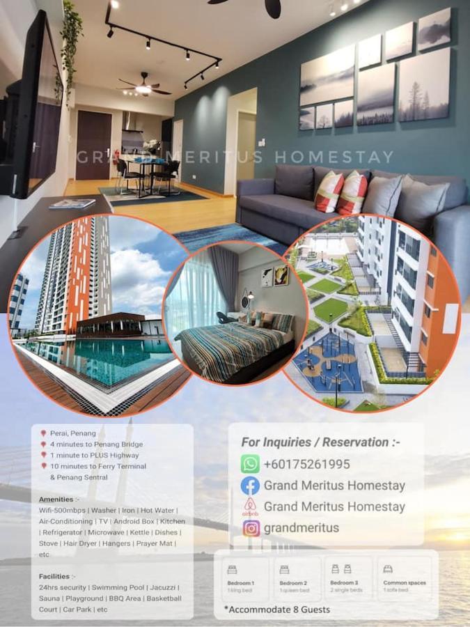 Grand Meritus Homestay @Penang Perai Exterior foto